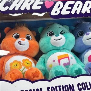 Care Bears Special Edition Plush Trio - Orange, Teal, Purple
